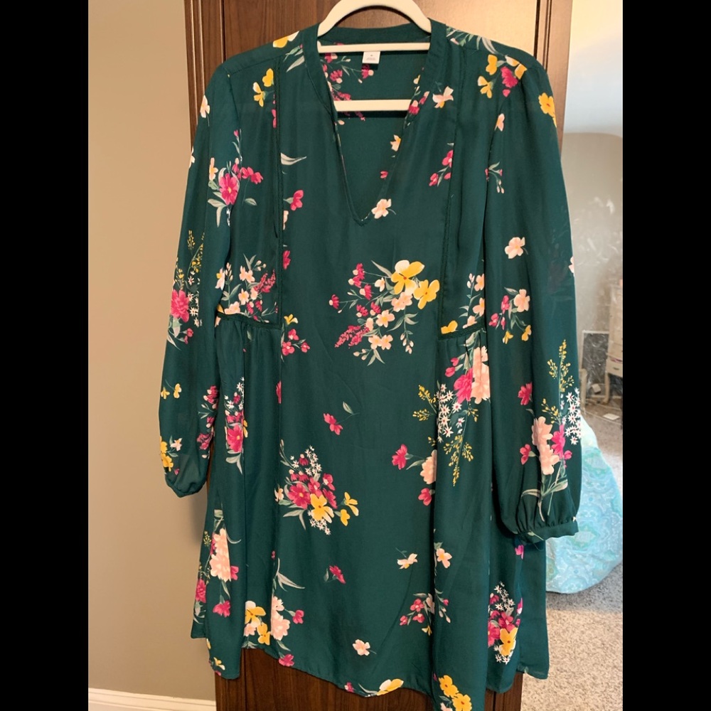Floral swing dress